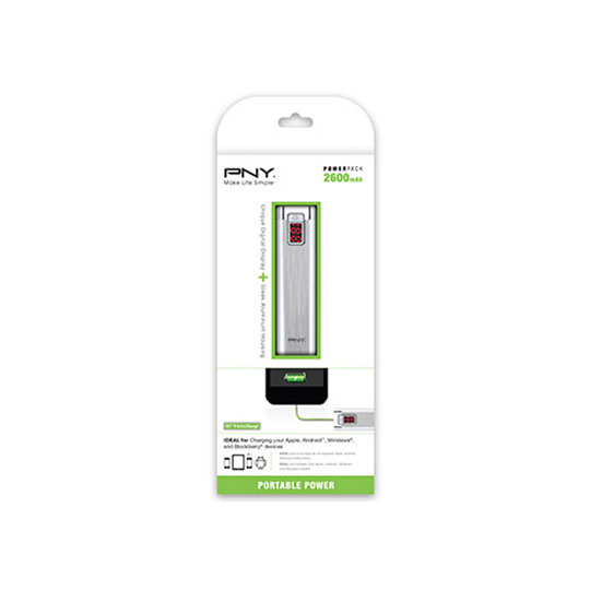 PNY PowerPack 2600 Rechargeable Battery USB : image 1