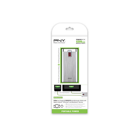 PNY PowerPack 5200 Rechargeable Battery USB 5200mAh : image 1