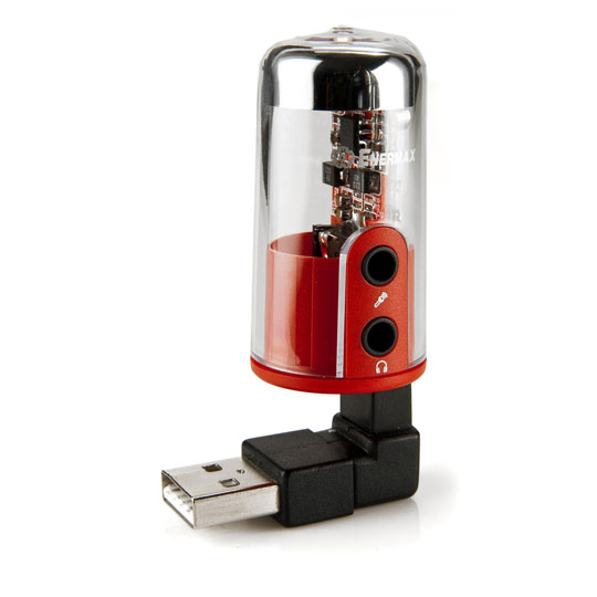Enermax DreamBass USB Stereo Sound Card High Quality Playback & Recording 24/16 Bit with Earphones : image 1