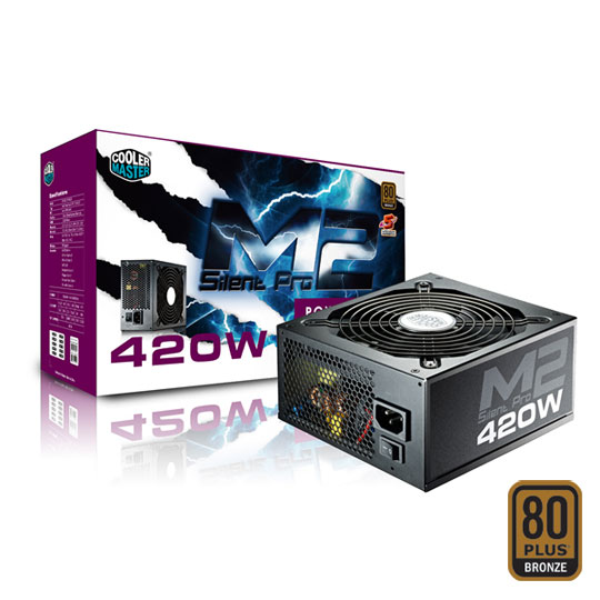 Cooler Master RS420-SPM2E3 Silent Pro M2 420W Modular Power Supply 80+ Bronze (PSU) : image 1
