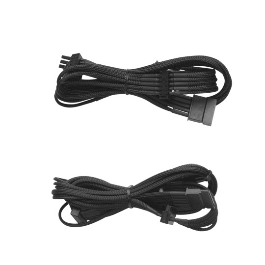 Individually Sleeved PSU DC Cable Kit,Type 3 (Gen 2), for AXi, AX, HX, RM, TXM - BLACK : image 2