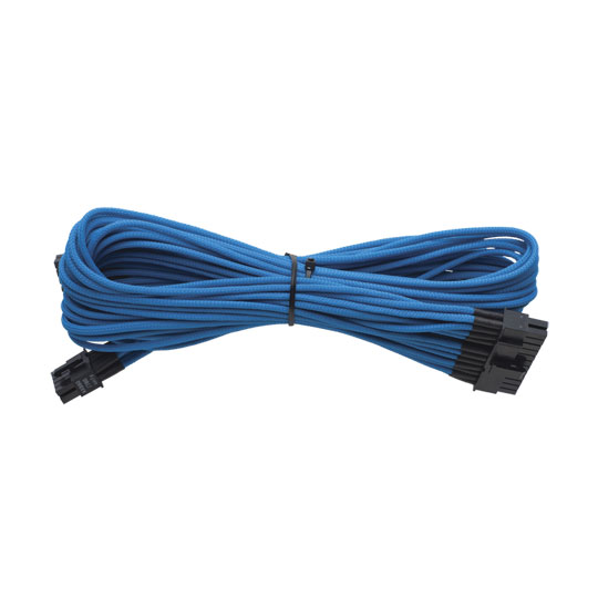 Individually Sleeved AX860/760 ATX 24pin Cable (Gen 2), BLUE : image 1