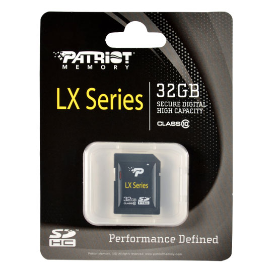 Patriot LX Series Signature Fast 32GB SD Memory Card : image 2