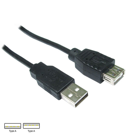 Xclio USB2.0 Extension Cable Type A Male to Type A Female 1.8 Metre : image 1