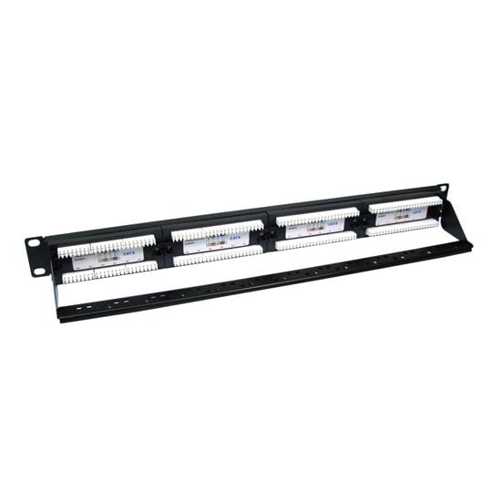 Scan 24 Port 1u Cat 6 Patch Panel Supports T568 A&B wiring & Easy installation