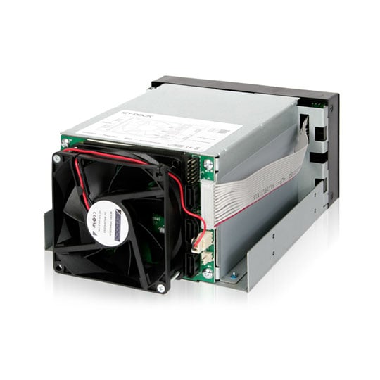 ICY DOCK FatCage 3 Bay 3.5" to 2x 5.25" Backplane Cage Hotswap Bay : image 3