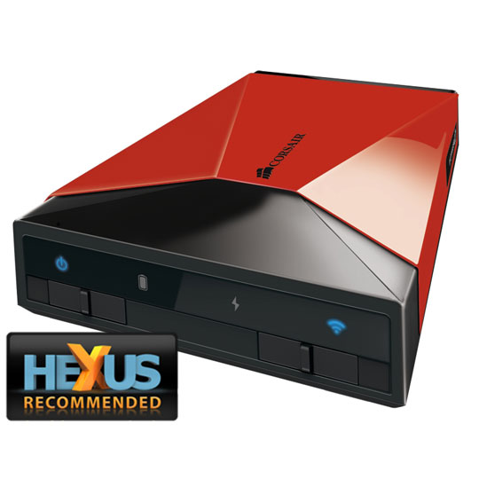 Corsair Voyager Air 1TB Wireless All In One Hard Drive Backup/WiFi/Hotspot/Gigabit Ethernet PC/MAC : image 1