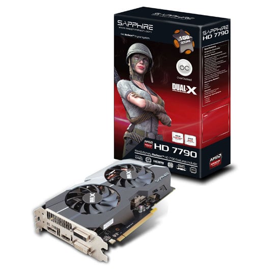 Sapphire HD 7790 Dual X AMD Graphics Card 1GB