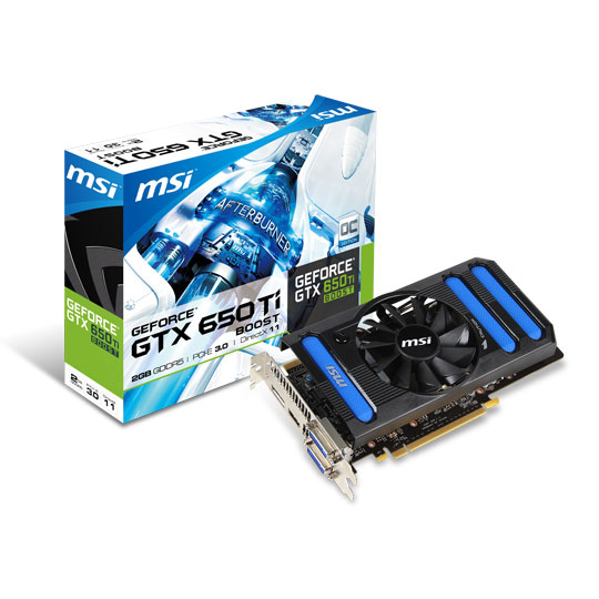 MSI GeForce GTX 650 Ti Boost Armor Fan NVIDIA Graphics Card - 2GB : image 1