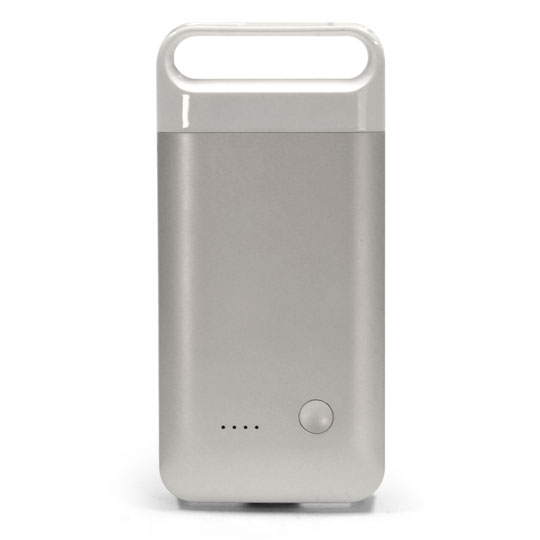 ScanFX X5 Matte White/Silver Battery Case for iPhone 5 2000mAh Ultraslim