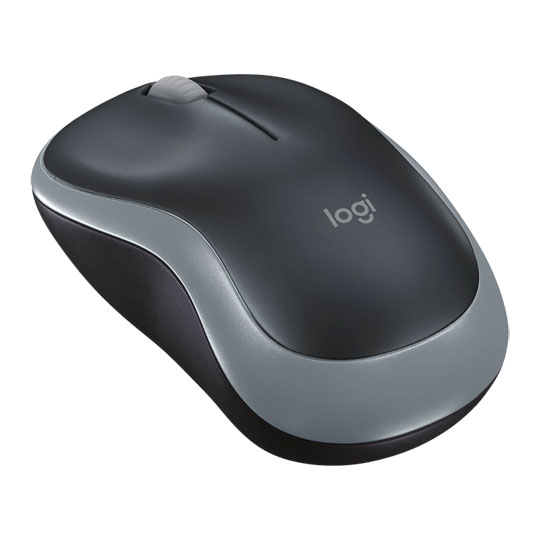Logitech M185 Wireless Optical Mouse - Grey