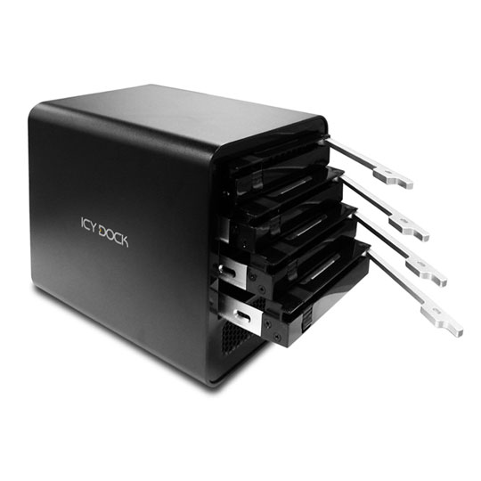 Icy Dock MB561US-4SBC-1 Quad Bay eSATA & USB 2 External Enclosure : image 2