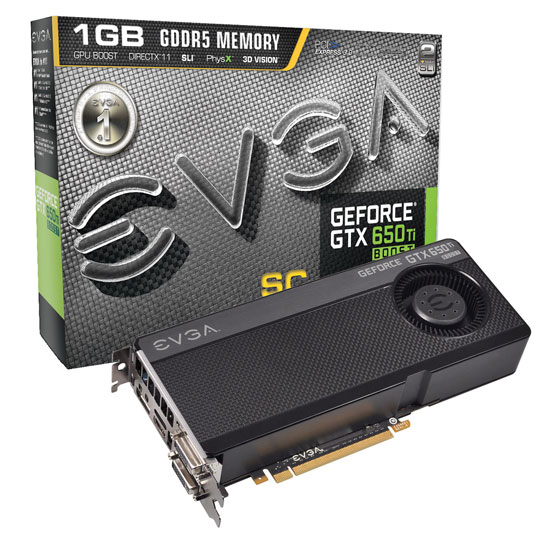 EVGA GeForce GTX 650 Ti Boost Superclocked NVIDIA Graphics Card - 1GB : image 1
