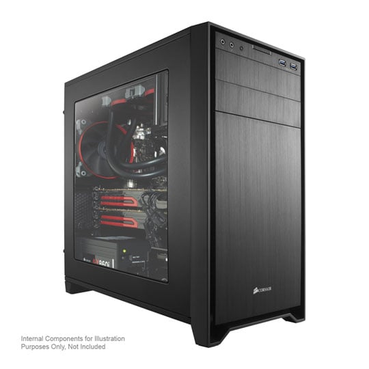 Corsair Obsidian 350D Micro ATX PC Gaming Case with Window : image 1