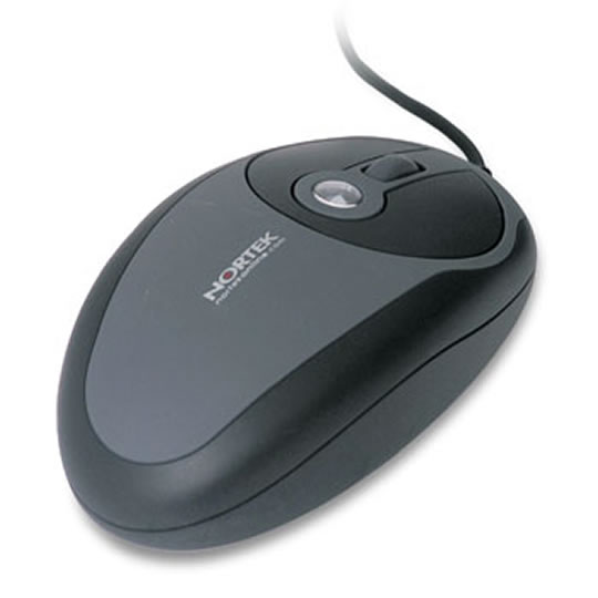Nortek Estro Optical Mouse, 800 dpi,  PS2 USB 1.1/2.0, 3  Buttons, Black : image 1