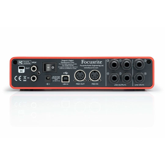 Focusrite Scarlett 6i6 USB2 Audio Interface : image 3