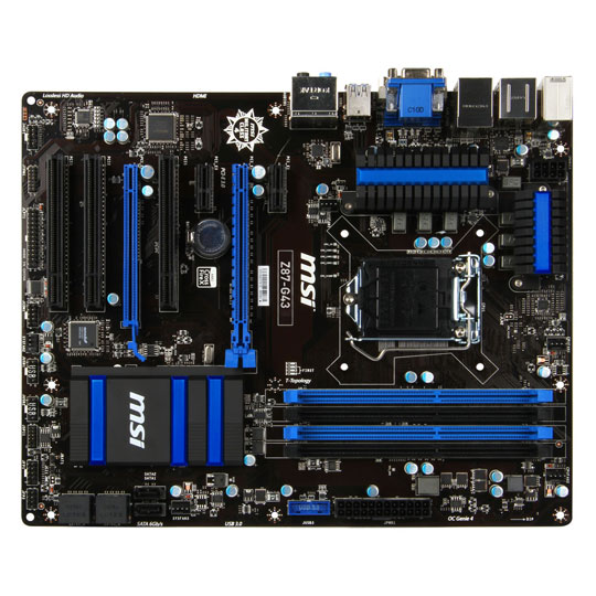 Z87-G43 Intel S1150 MSI ATX Motherboard : image 2