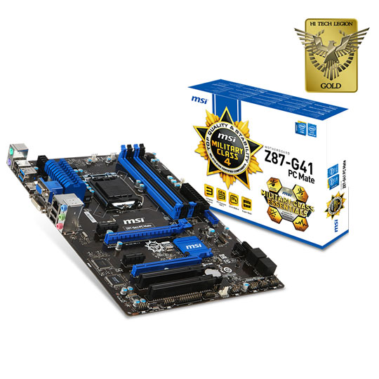 Z87-G41 PC Mate Intel S1150 MSI ATX Motherboard : image 1