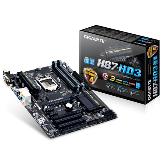 Gigabyte GA-H87-HD3 Intel H87 Socket 1150 Motherboard : image 1