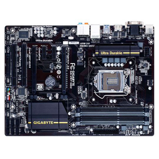 Gigabyte GA-Z87-HD3 Intel Z87 Socket 1150 Motherboard : image 2