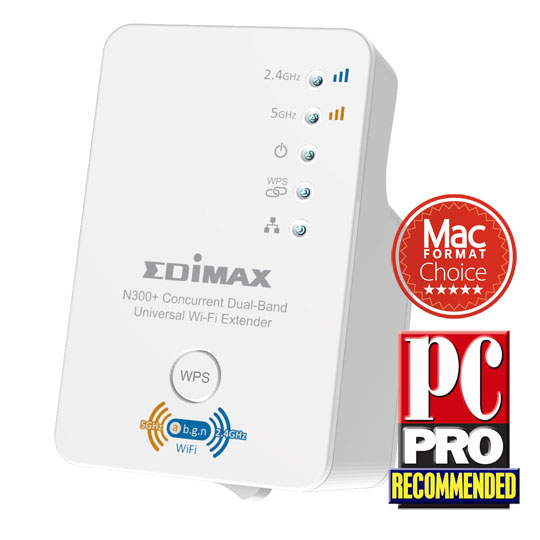 Edimax EW-7238RPD N300+ Concurrent Dual-Band Universal Wi-Fi Extender : image 1