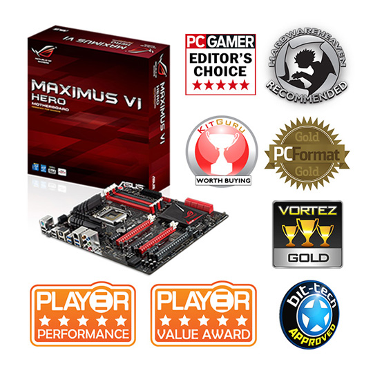 ASUS ROG Maximus VI HERO Intel Z87, S 1150 Motherboard : image 1