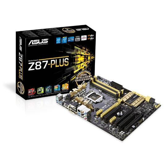 ASUS Z87-PLus Intel Z87 Socket 1150 Motherboard LN51133
