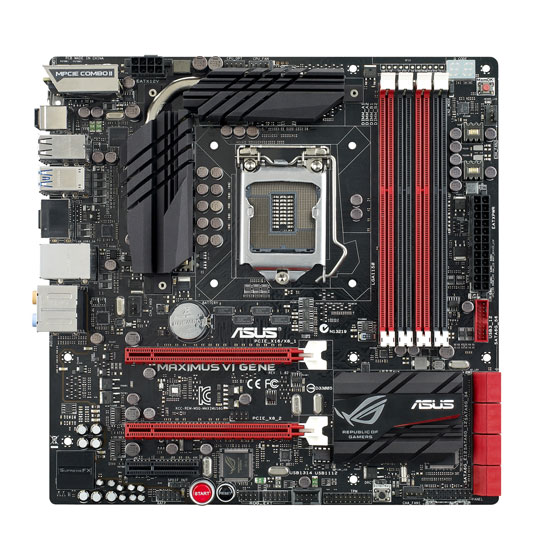 Z87 MAXIMUS VI GENE Intel S1150 ASUS Micro ATX Motherboard : image 2