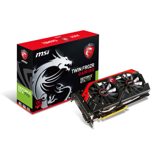 MSI GeForce GTX 770 Twin Frozr Gaming Edition Graphics Card - 2GB : image 1