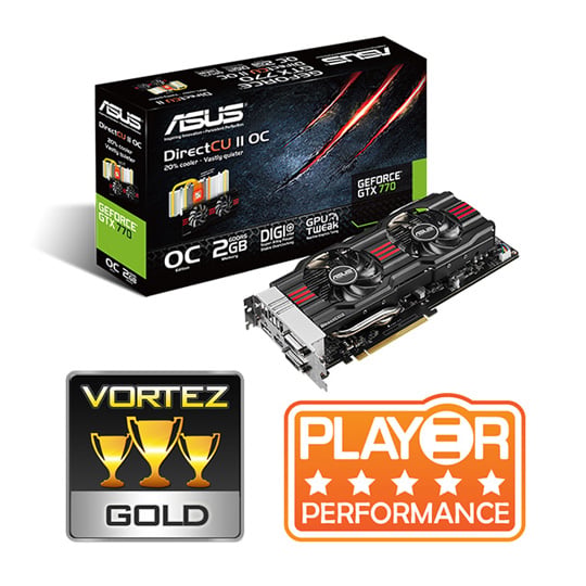 ASUS GeForce GTX 770 DirectCU II OC 2GB PCI Express Nvidia Graphics Card : image 1