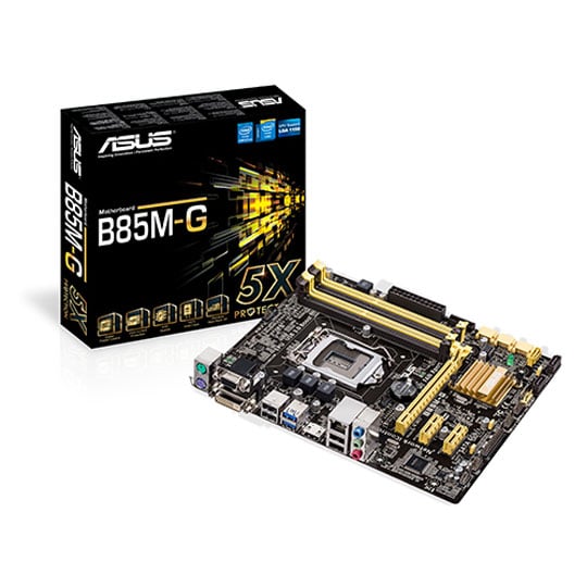 ASUS B85M-G Micro-ATX Motherboard : image 1