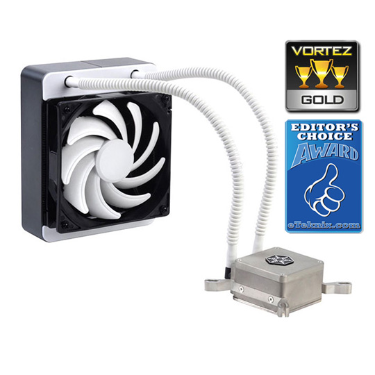 Silverstone TD03 Tundra Water Cooler with 2x120mm Quiet PWM Fans for All AMD & Intel CPU's : image 1