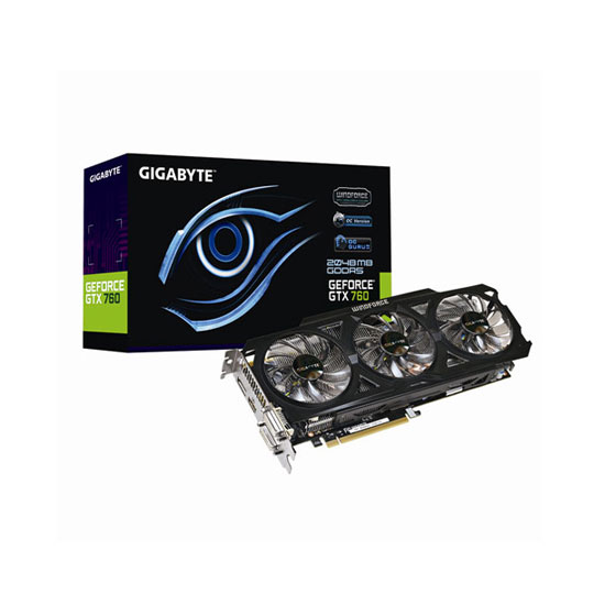 Gigabyte GTX 760 OC Rev2 2GB PCI Express Graphics card : image 1