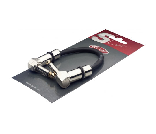 10cm Stagg  Mono Angled Metal Patch Lead
