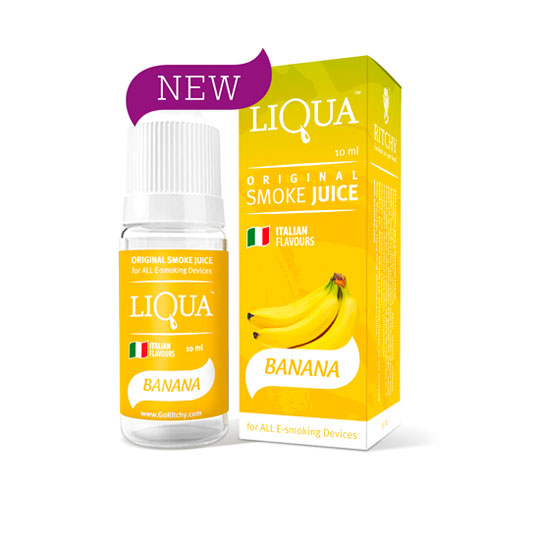 10ml LIQUA Banana 24mg - The Right Liquid to Vape using Italian Flavours -  USP/RoHS Standards LN52067 - 939 | SCAN UK