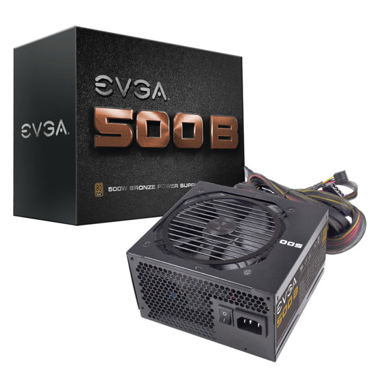 EVGA 500B 500W PSU/Power Supply : image 1