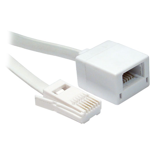 5mtr Scan UK Telephone M-F Extension Cable