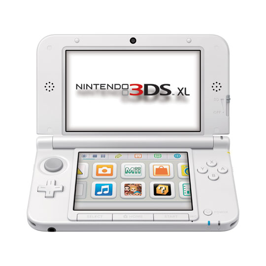 ホワイト3DS Nintendo 3DS XL in White LN52526 - NIN1047 | SCAN UK