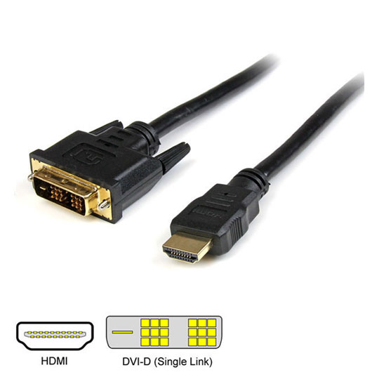 StarTech HDMI to DVI Cable - 1.8 Metre : image 1