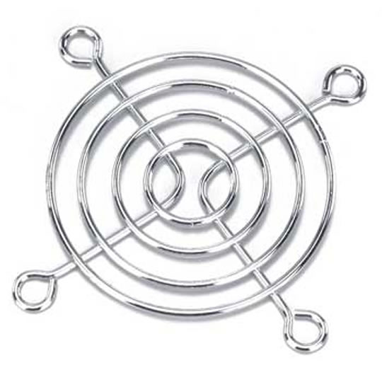 Akasa MG-08 Chrome Fan Guard 80mm : image 1