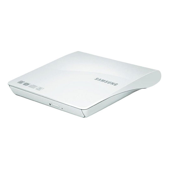 White External DVD Writer USB 2.0 PC/MAC, Samsung SE-208AB/TSWS : image 1