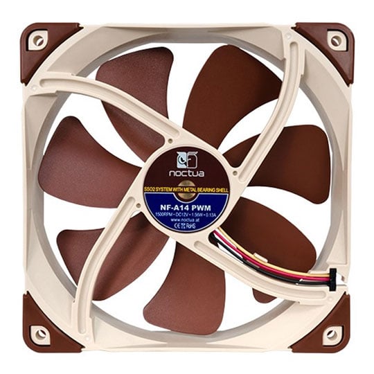 Noctua NF-A14 PWM 140mm Premium Case Fan with AAO