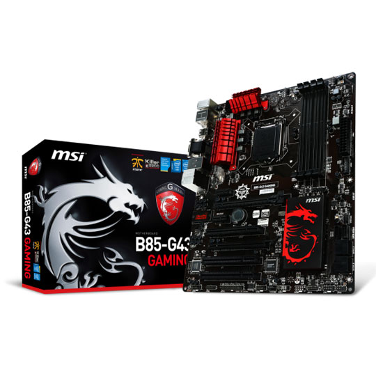MSI B85-G43 GAMING MOTHERBOARD : image 1