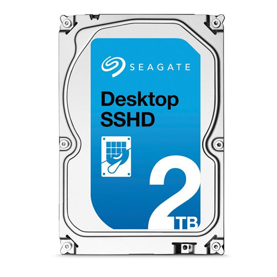 Seagate ST2000DX001 2TB Desktop SSHD Hybrid 3.5" 8GB SSD 7200rpm 64MB Cache : image 1