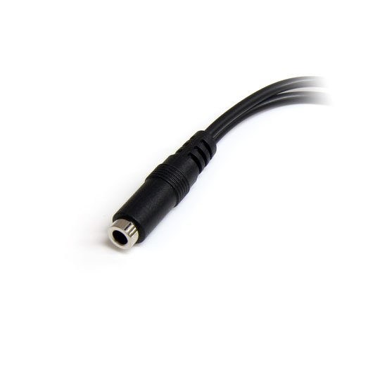 StarTech.com 3.5mm 4-Pin to 2x 3-Pin 3.5mm Headset Splitter : image 2