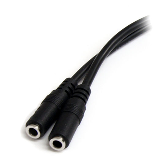 StarTech 3.5mm combo headphone/microphone port into 1x 3.5mm headphone ...