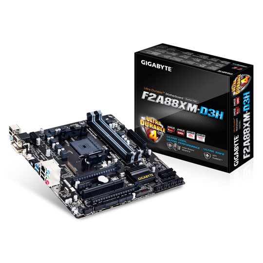 Gigabyte F2A88XM-D3H Micro-ATX Motherboard : image 1