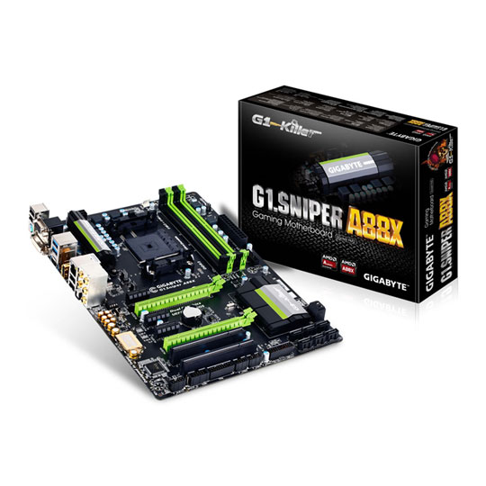 Gigabyte AMD FM2+/FM2 G1 Sniper A88X ATX Gaming Motherboard : image 1