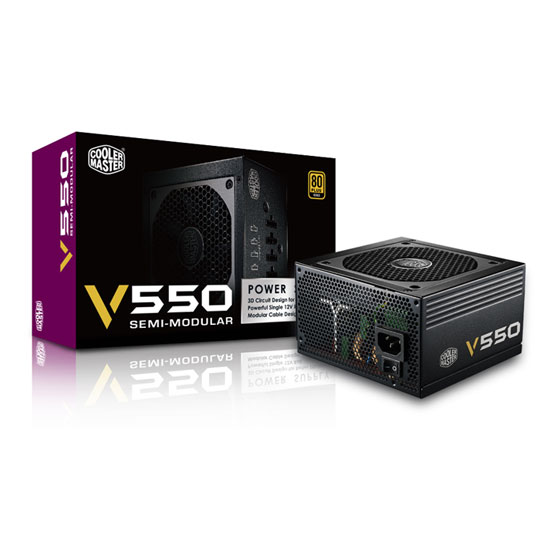 Cooler Master VS Series 550W Hybrid Modular Power Supply : image 1
