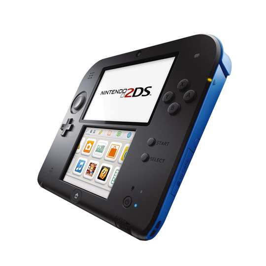 Nintendo 2DS Console in Black/Blue LN54263 - NIN1083 | SCAN UK